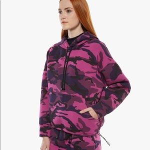 Koral- Neoprene Camouflaged Hoodie NWOT